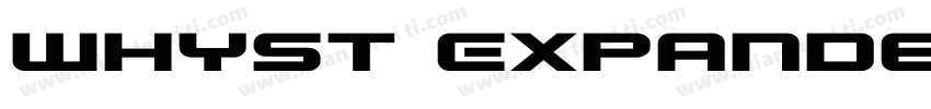 Whyst Expanded字体转换